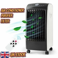 Portable Air Cooler Conditioner and Purifier w/Remote Cooling Conditioning Fan