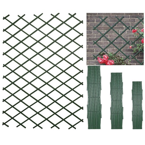 Plastic Wall Trellis Expanding Plant Climbing Vine Garden PVC Fence 200 x 100cm