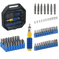 Add a review for: 99Pcs Ratchet 1/4'' Screwdriver Set Socket Wrench Tool Case Torx Allen Screw Nut 17782