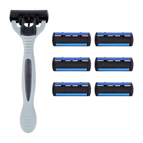 Razor with 6 blades