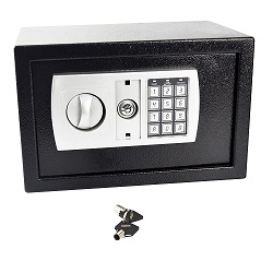 Electronic Digital Keypad Safe Deposit Box Security Steel Home Hotel Cash Money