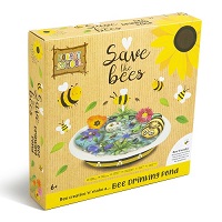 Make Your Own Bee Drinking Pond DIY Craft Art Activity Pebbles Paint Stickers