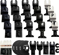 30 Pcs Mix Oscillating Saw Blades, Universal Wood Metal Multi Tool Quick Release Saw Blades