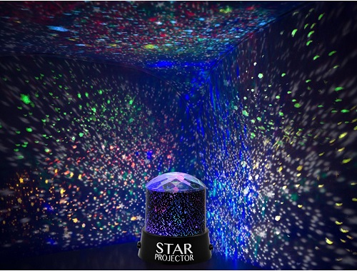 Star Projector Night Light Sky Moon Led Projector Mood Lamp Kids Bedroom New