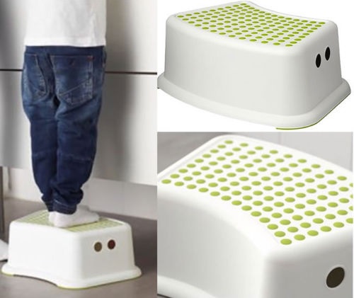 Childs Foot Stool / Step With Anti-Slip Potty Training Washing Brushing Teeth