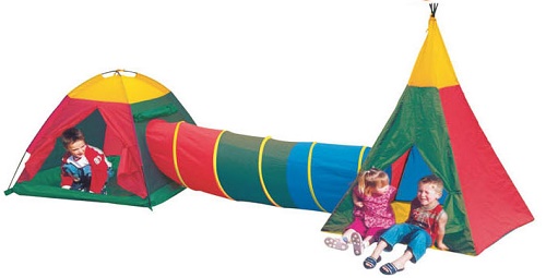 Children's Pop-Up Play Tent & Tunnel 