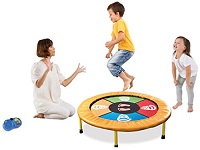 Vivo © Kids Dancing Trampoline Game with Sounds and Music the perfect workout mini-trampoline mat for any child and hours of fun educational light, shapes, coordination