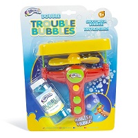 Add a review for: Bubbletastic Double Trouble Mega Bubbles Fan Propelled Wand Blower