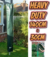 Waterproof Heavy Duty Rotary Washing Line Cover Clothes Airer Garden Parasol