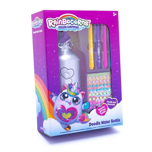 8100113 Rainbocorn Doodle Water Bottle