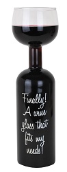 BigMouth Inc Ultimate Wine Bottle Glass