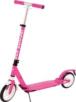 Ultimate iScoot© X50 Pink Adult City Push Kick Scooter with Large 200MM Wheels, Dual Front and Rear Spring Comfort Suspension, Kick Stand, Mud / Rain Guards and Folding Frame with Carry Stray - Easy to Carry Light Weight Aluminium Kickboard